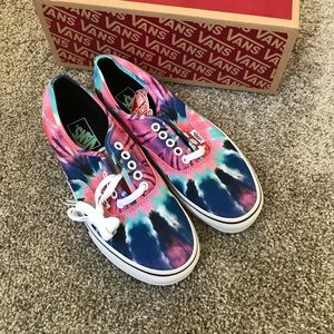 Authentic style tie-dye Vans